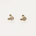 Rhinestone Bear Earring | Earring | Wiccan Center