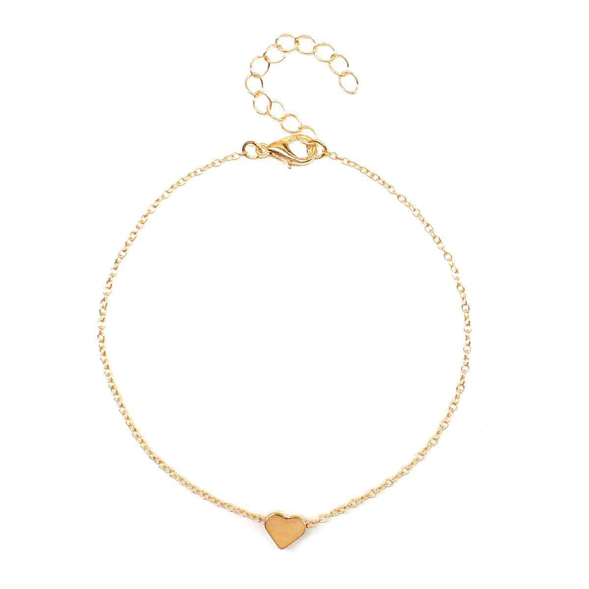 Bohemian Chain Heart Anklet Jewelry | Body Jewelry | Wiccan Center