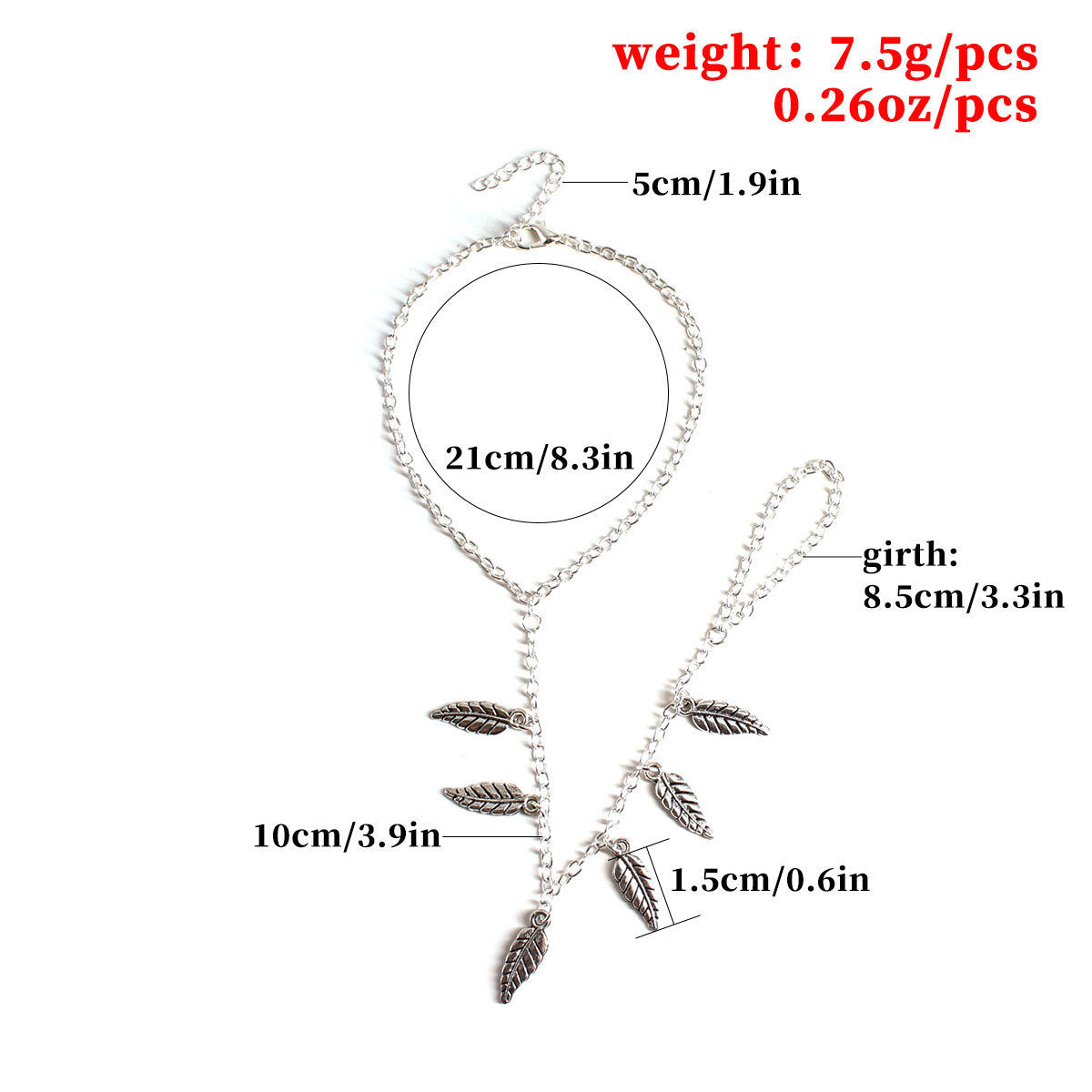 Summer Beach Sexy leaf Anklet Jewelry | Body Jewelry | Wiccan Center