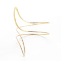 Opening Armband Crescent Shape Adjustable Metal Moon Curtain Mesh Curtains Bracelets