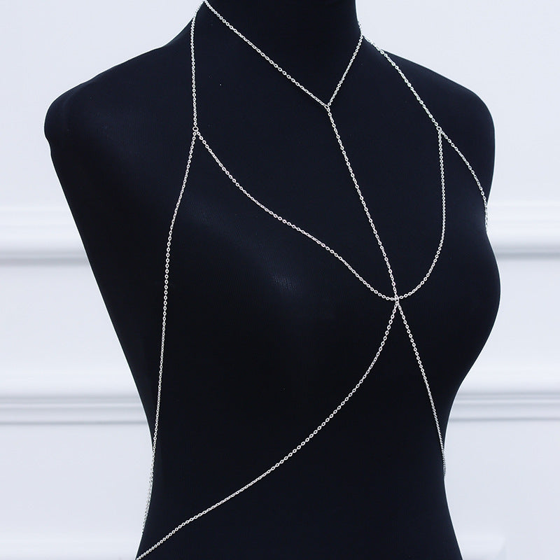 Sexy Chest Chain for Women Shiny Body Chain Jewelry | Body Jewelry | Wiccan Center