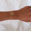 Toggle Paper Link Chain Bracelet | Bracelet | Wiccan Center