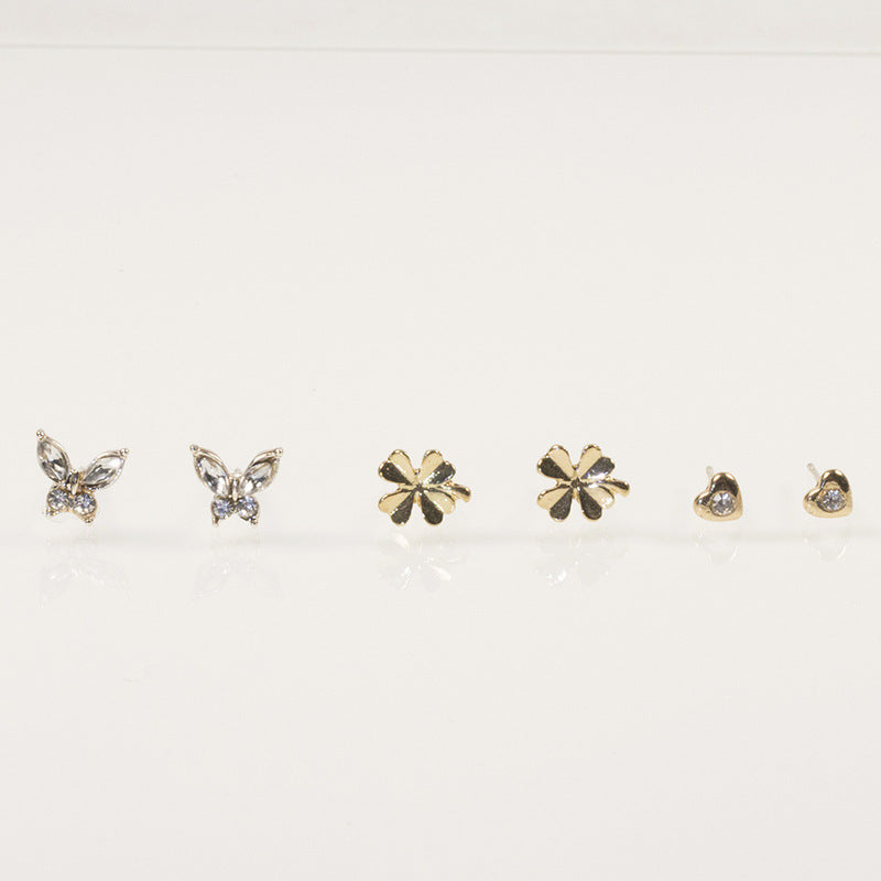 Butterfly stud earrings set | Earring | Wiccan Center