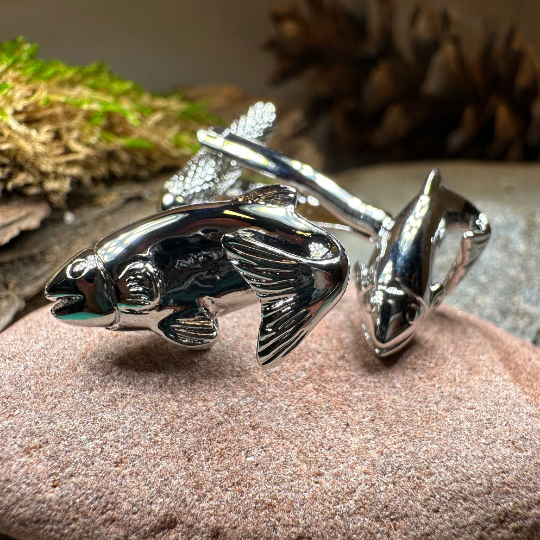 Good Catch Fish Cufflinks for Men | Cuff Links | Wiccan Center