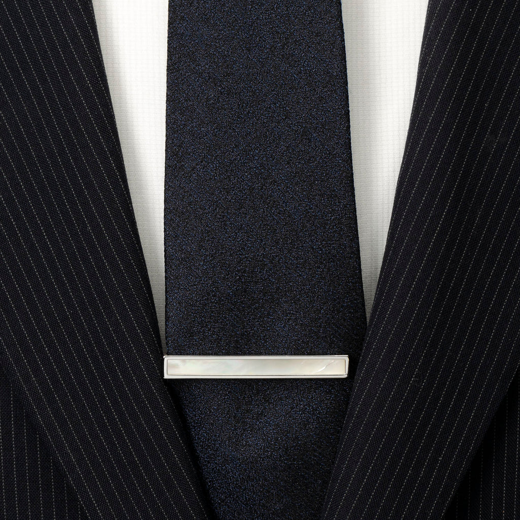 Mother of Pearl Inlaid Tie Clip | Tie Clip | Wiccan Center