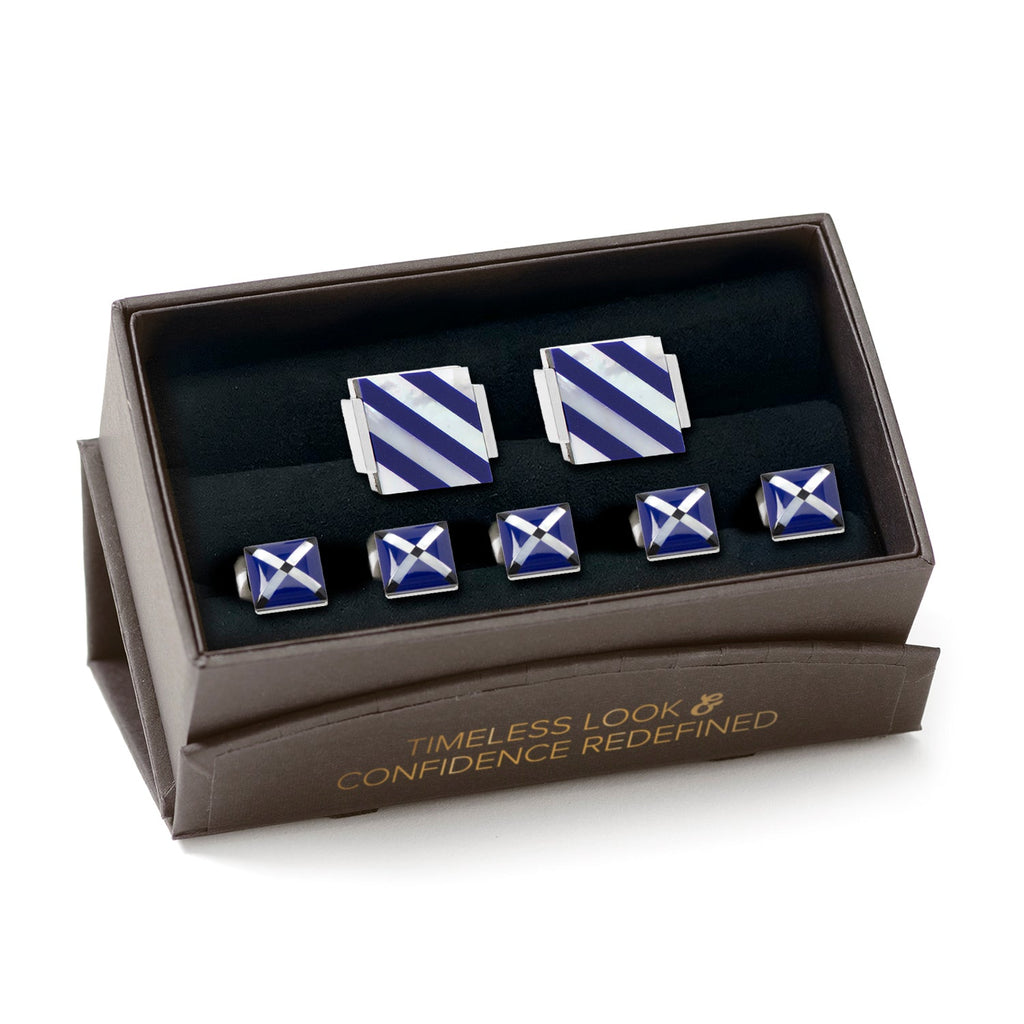 Mother of Pearl Floating and Diamond 5-Stud Set | Stud Set | Wiccan Center