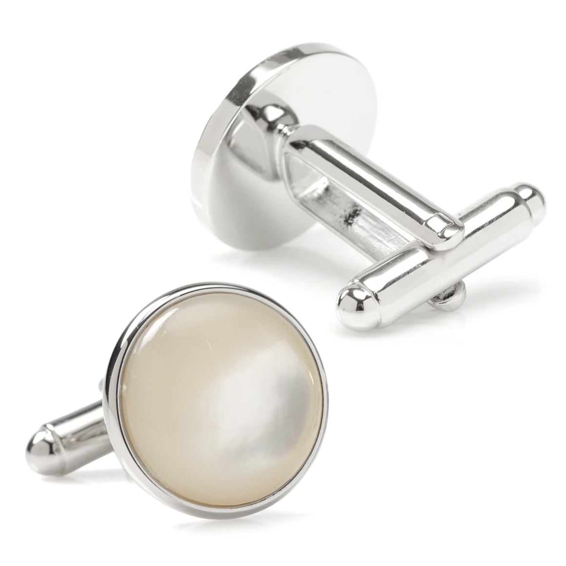 Silver and Mother of Pearl Cufflinks | Cufflinks | Wiccan Center