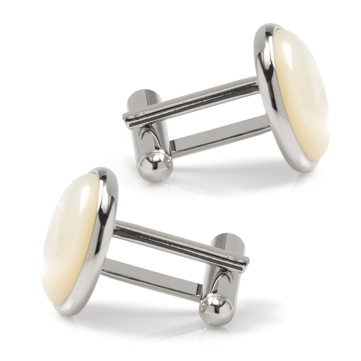 Silver and Mother of Pearl Cufflinks | Cufflinks | Wiccan Center