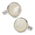 Silver and Mother of Pearl Cufflinks | Cufflinks | Wiccan Center