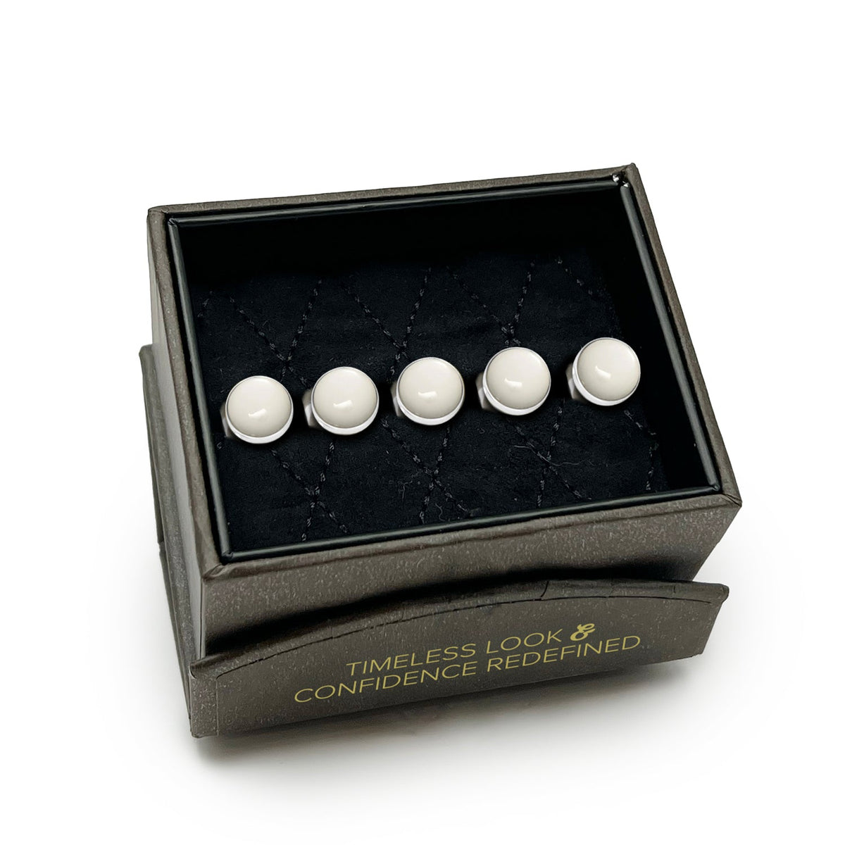Silver and Mother of Pearl 5-Studs | Studs | Wiccan Center