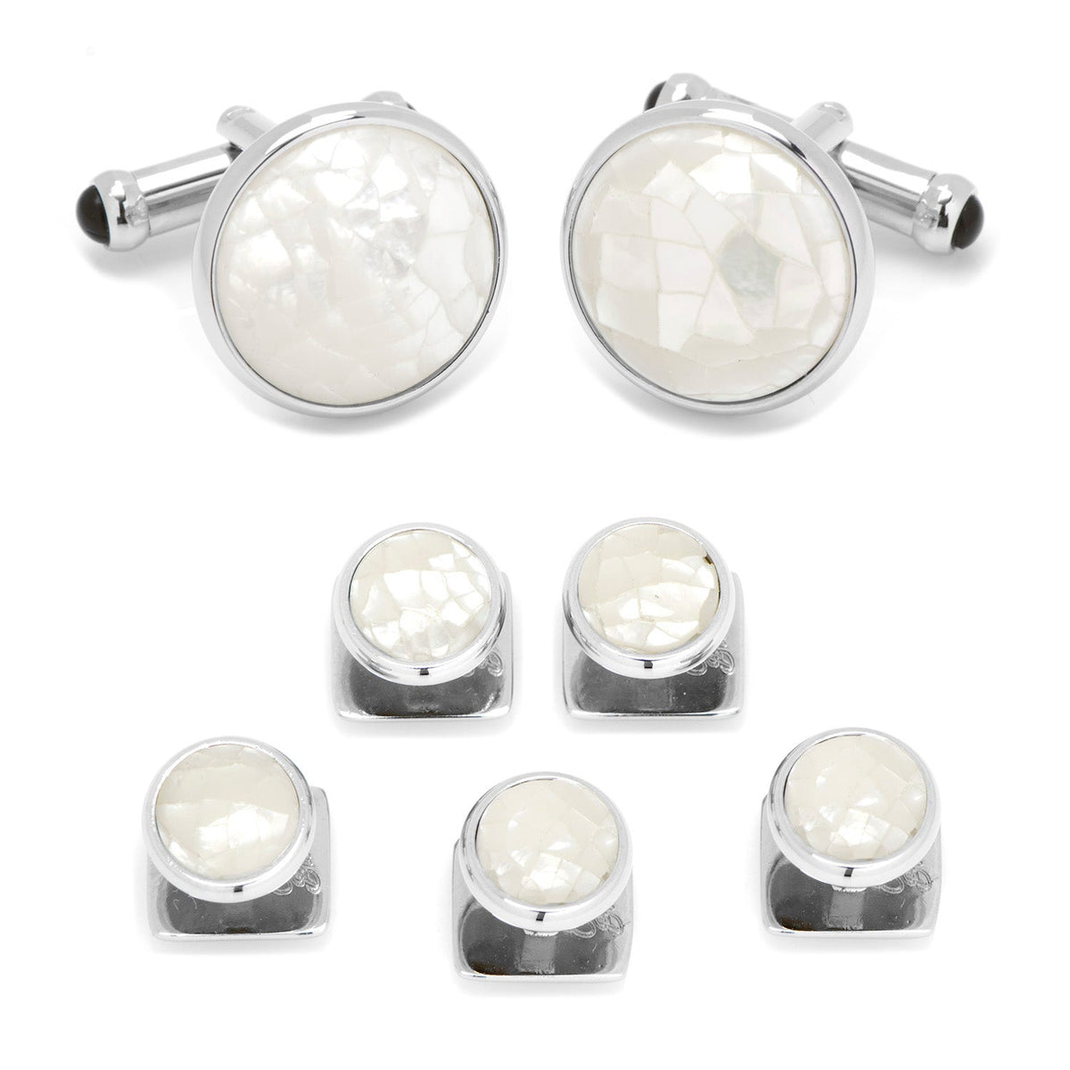 Mosaic Mother of Pearl 5-Stud Set | Stud Set | Wiccan Center