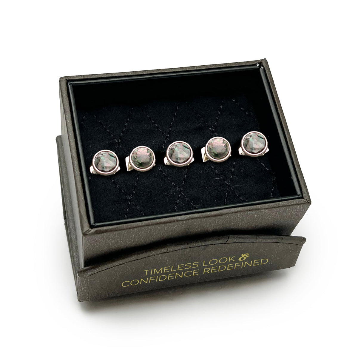 Mosaic Smoke Mother of Pearl 5-Studs | Studs | Wiccan Center