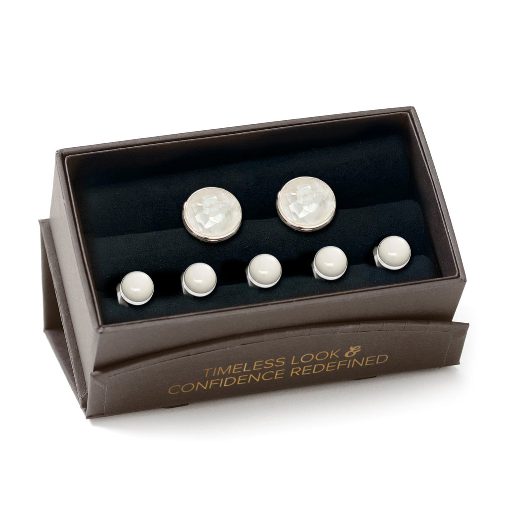 Mixed Mother of Pearl 5-Stud Set | Stud Set | Wiccan Center