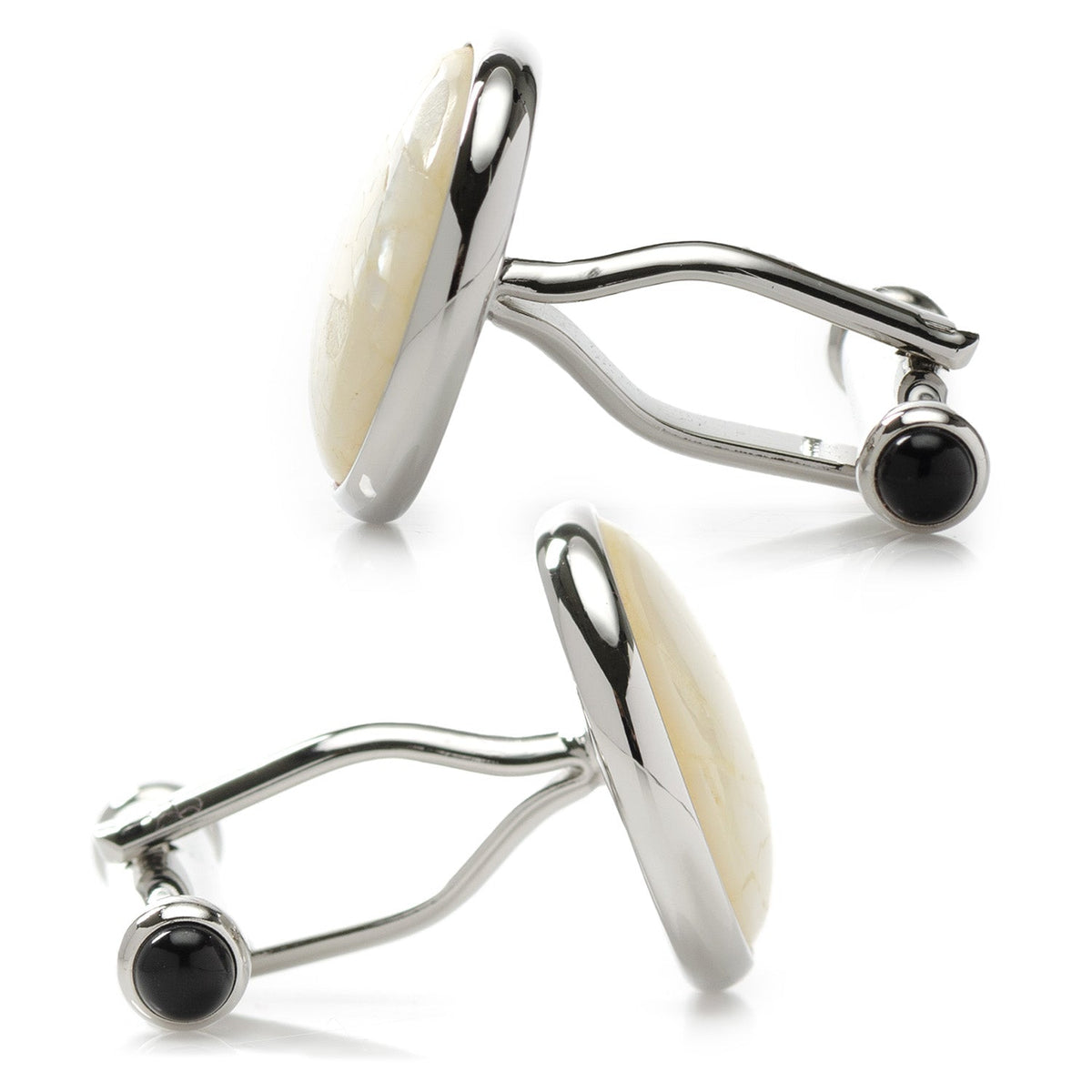 Sterling Mosaic Mother of Pearl Cufflinks | Cufflinks | Wiccan Center