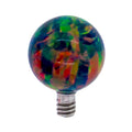 16G/18G Steel Internally Threaded End- Opal Ball | Body Jewelry | Wiccan Center