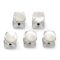 Sterling Silver Classic Formal Mother of Pearl 5-Studs | Studs | Wiccan Center