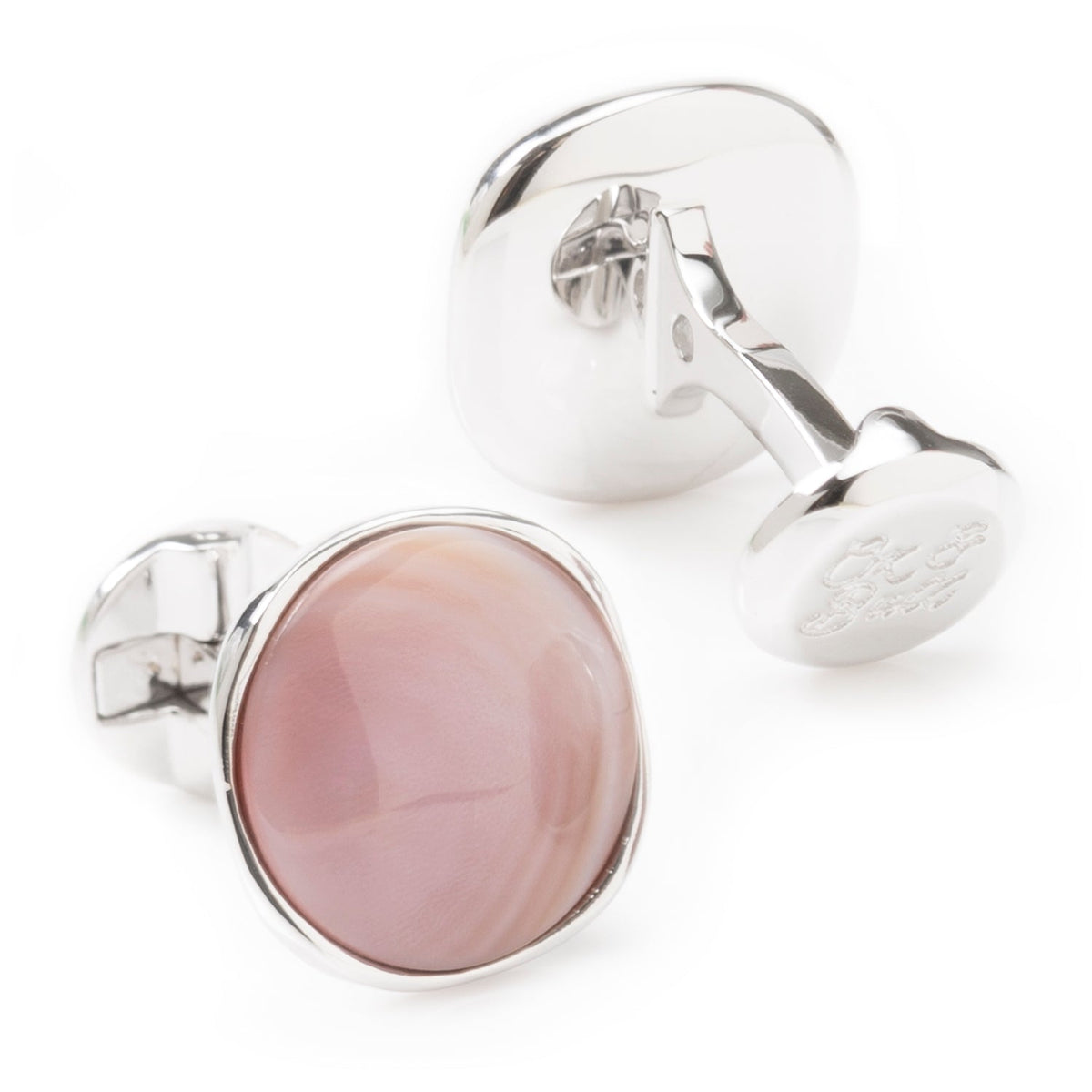 Sterling Silver Classic Formal Pink Mother of Pearl 5-Stud Set | Stud Set | Wiccan Center