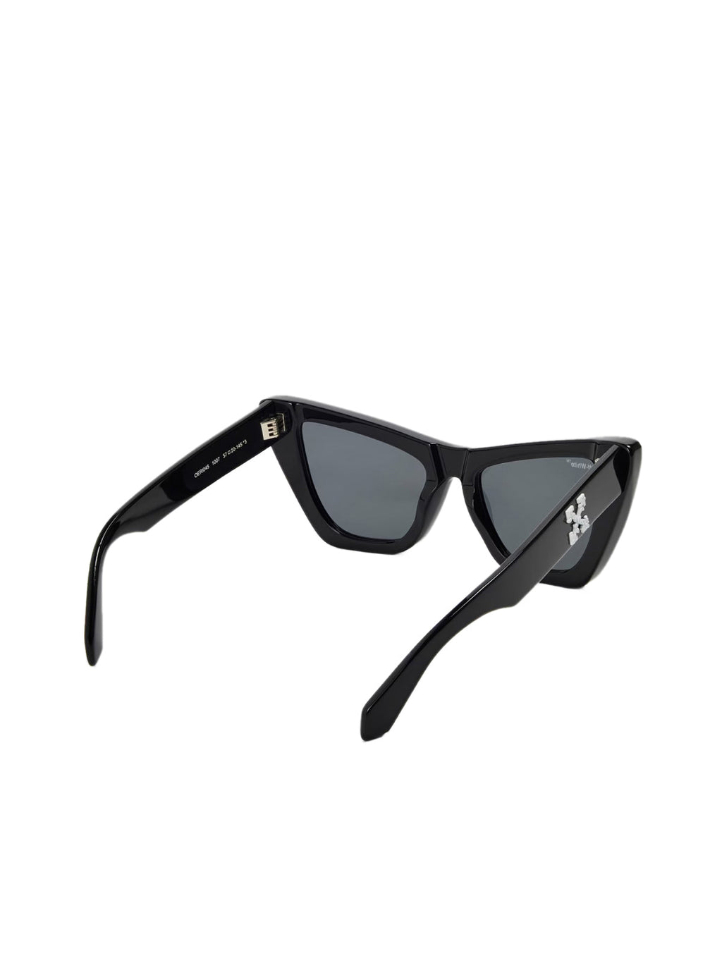 OFF-WHITE Edvard Arrow Logo Mini Sunglasses, 57 mm Lenses