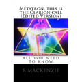 Metatron, this is the Clarion call (Edited Version) - Paperback | Books | Wiccan Center