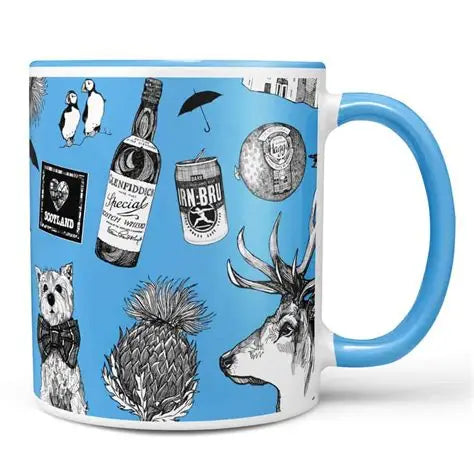 Colorful Scottish Icons Mug | Mugs | Wiccan Center