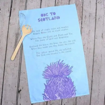 Handmade Scotland Lover Tea Towels - Set of Two | Gifts | Wiccan Center