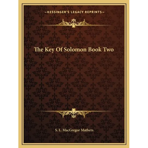 The Key Of Solomon Book Two - Paperback | Books | Wiccan Center