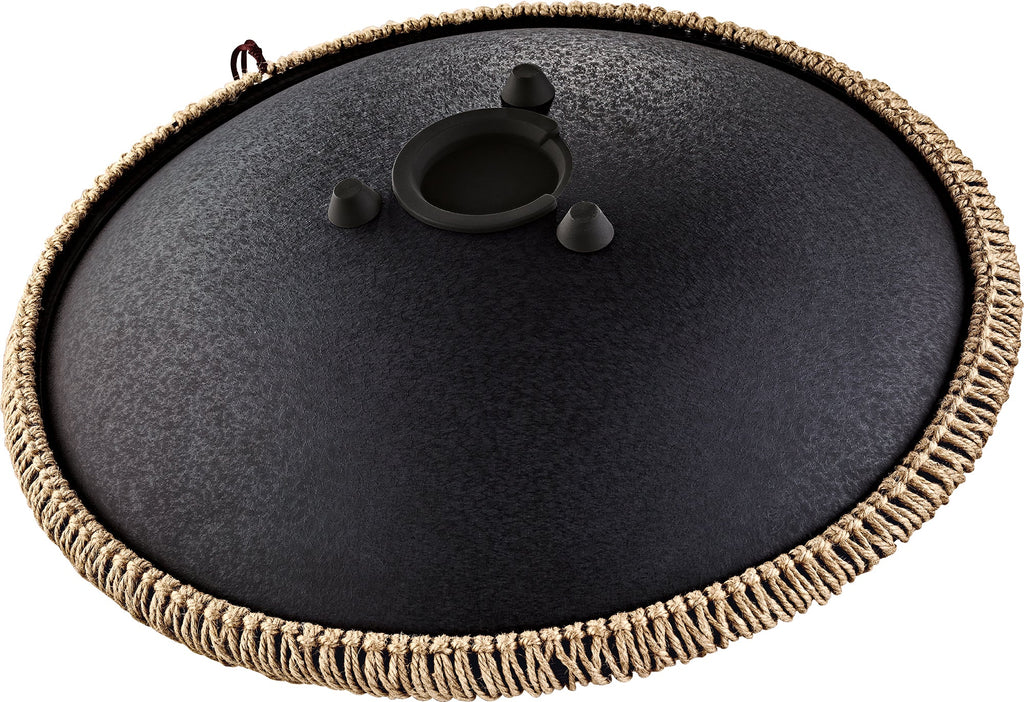 16" Octave Steel Tongue Drum, D Kurd, Lasered Floral Design, Black | | Wiccan Center