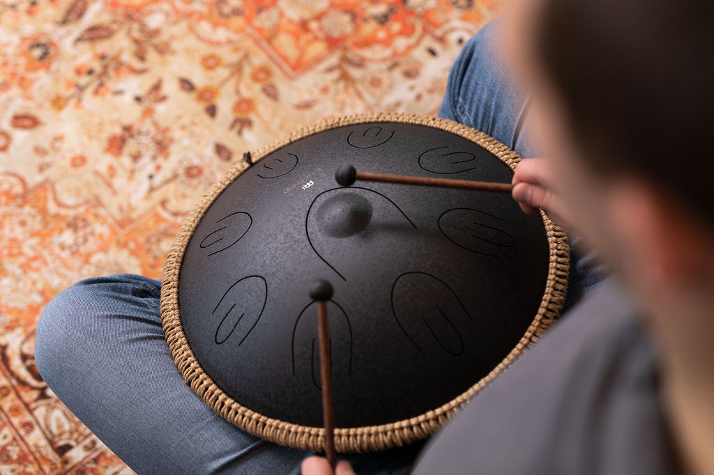16" Octave Steel Tongue Drum, D Kurd, Black | | Wiccan Center