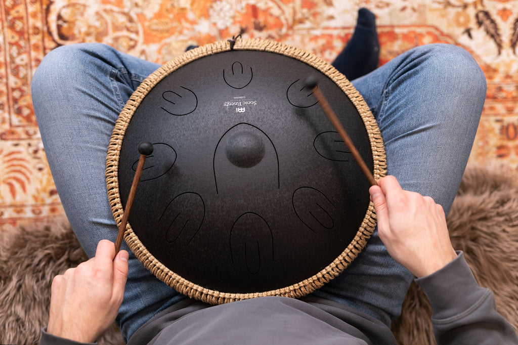 16" Octave Steel Tongue Drum, D Kurd, Black | | Wiccan Center