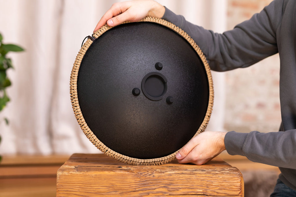 16" Octave Steel Tongue Drum, D Kurd, Black | | Wiccan Center