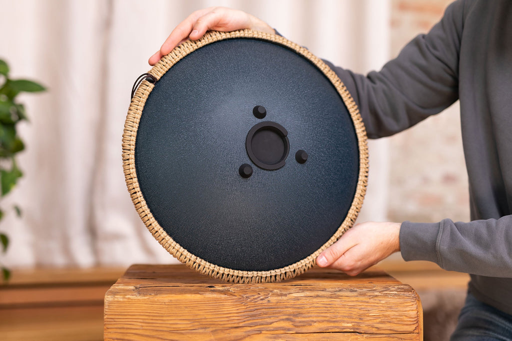 16" Octave Steel Tongue Drum, D Amara, Navy Blue | | Wiccan Center