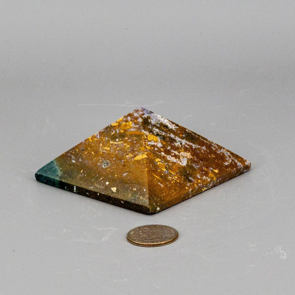 Ocean Jasper Pyramid | 262g 3" Crystal Pyramid