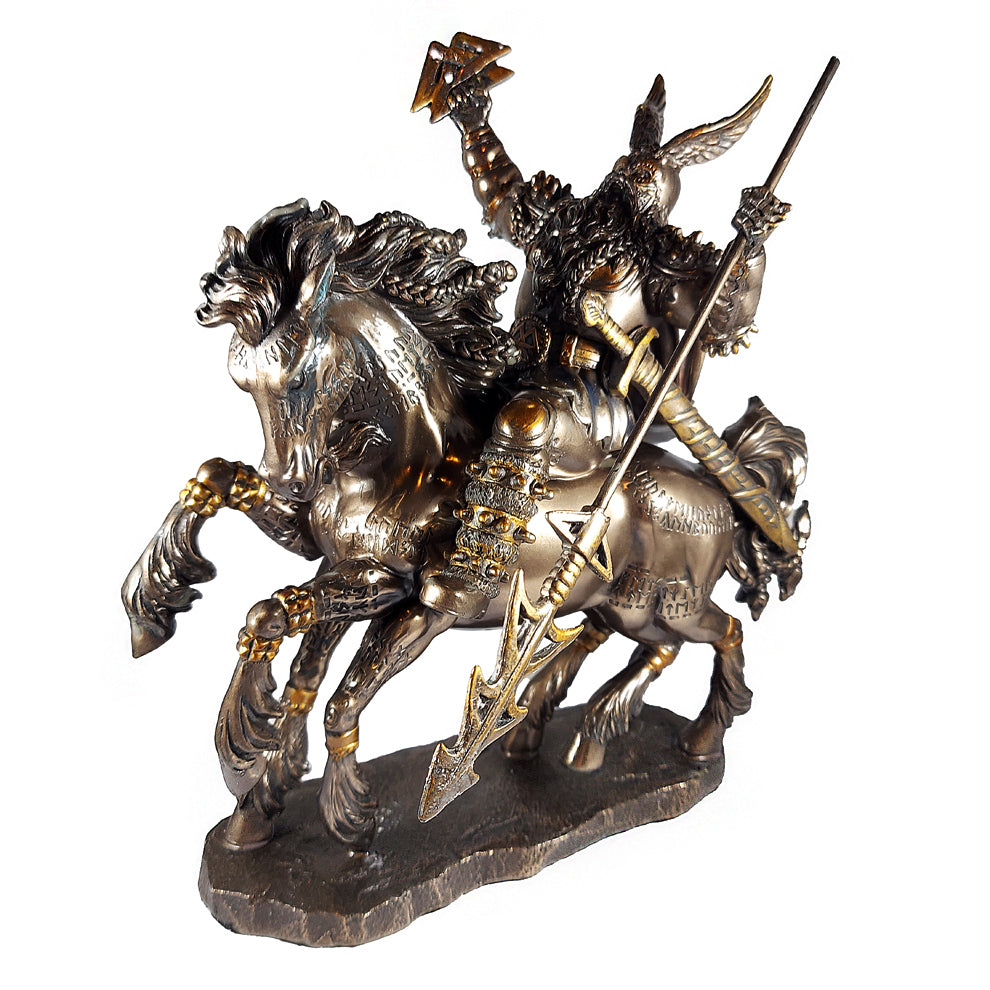 Odin and Sleipnir Statue | Figurine | Wiccan Center