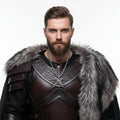 Odin raven necklace for men Huginn & Muninn Raven Viking Necklace