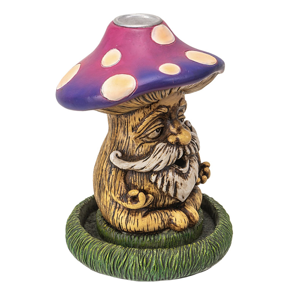 Mushroom Grandpa Backflow Incense Burner | Incense Burner | Wiccan Center