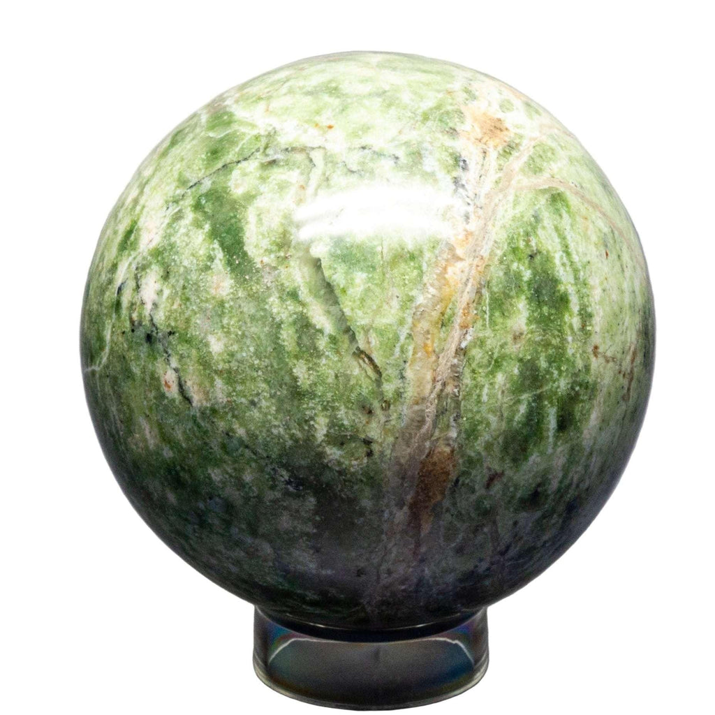 Olive Opal Sphere 75-76mm | Spheres | Wiccan Center