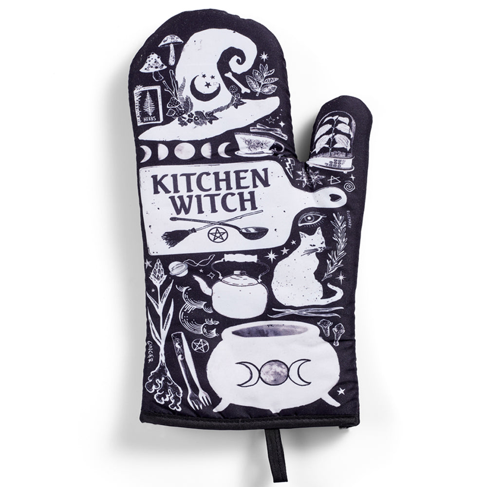 Kitchen Witch Oven Mitt Set | Kitchen | Wiccan Center