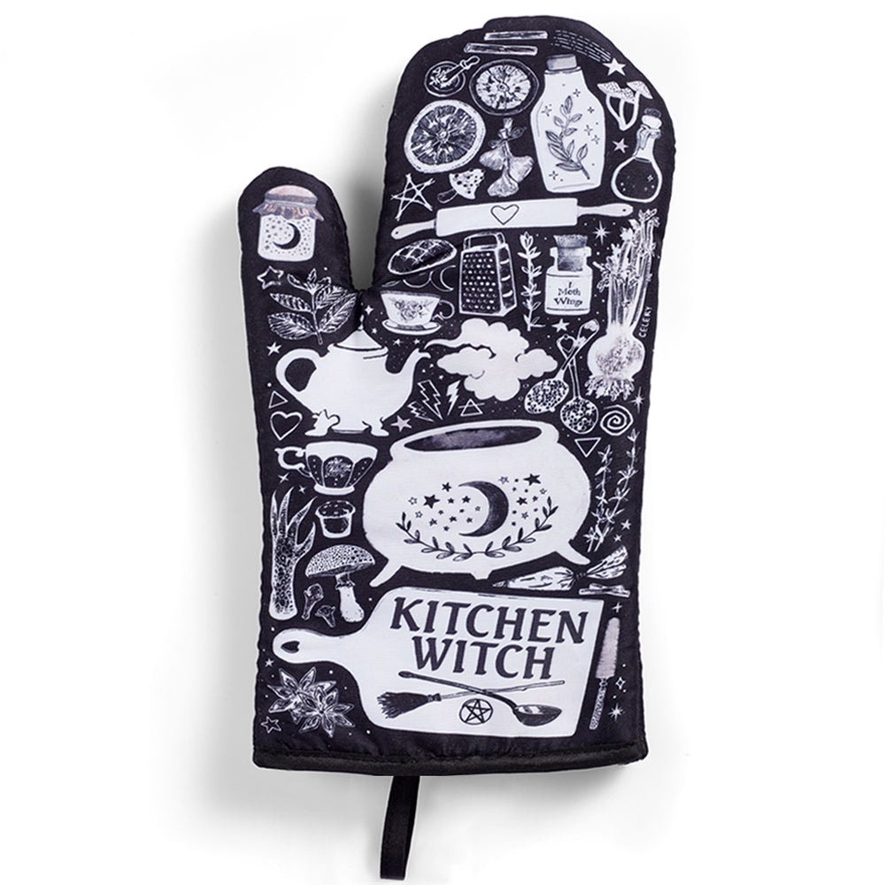 Kitchen Witch Oven Mitt Set | Kitchen | Wiccan Center