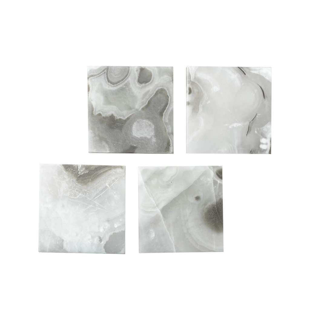 Onyx Coasters - Gray | Kitchen & Dining Decor | Wiccan Center