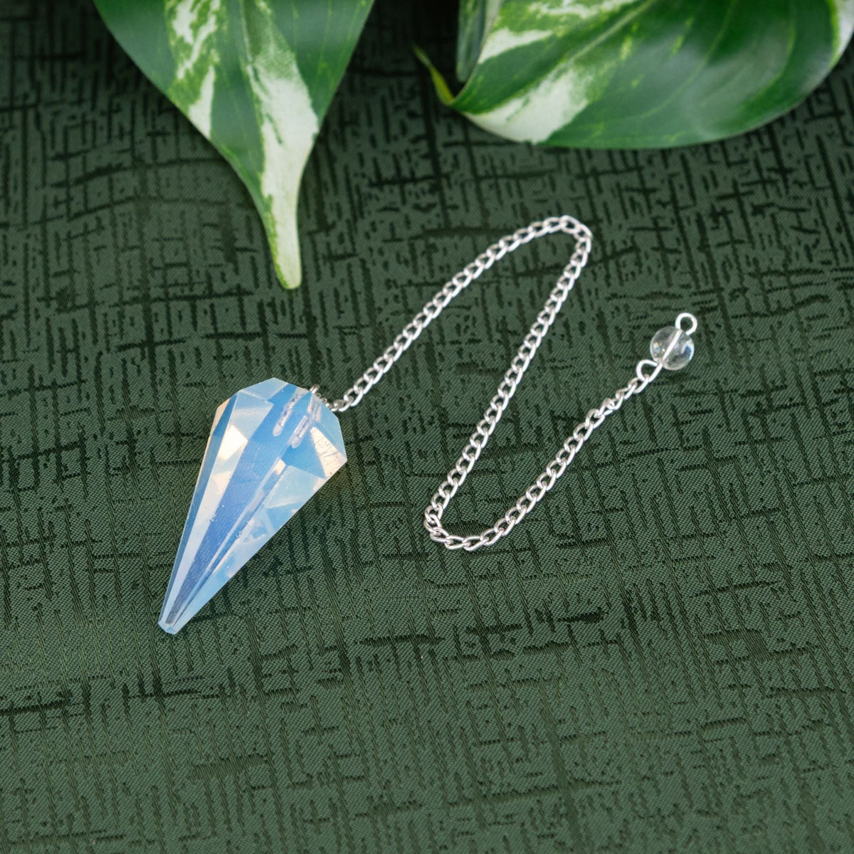 Opalite Faceted Pendulum | Religious Items | Wiccan Center