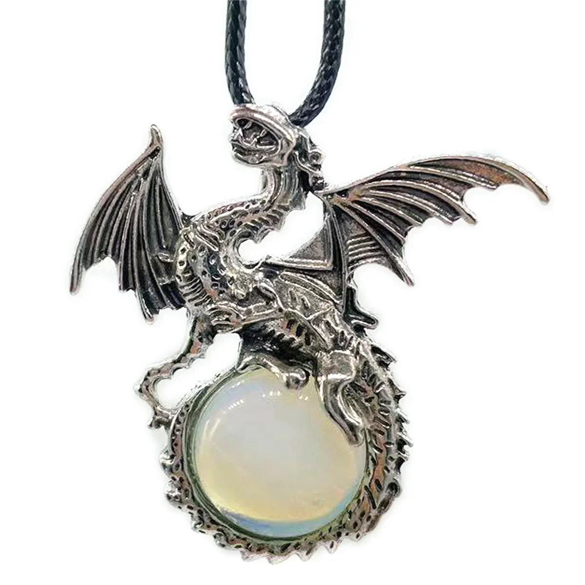 Crystal Circle Dragon Necklaces | necklace | Wiccan Center