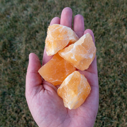Orange Calcite Raw 1lb | Crystals | Wiccan Center