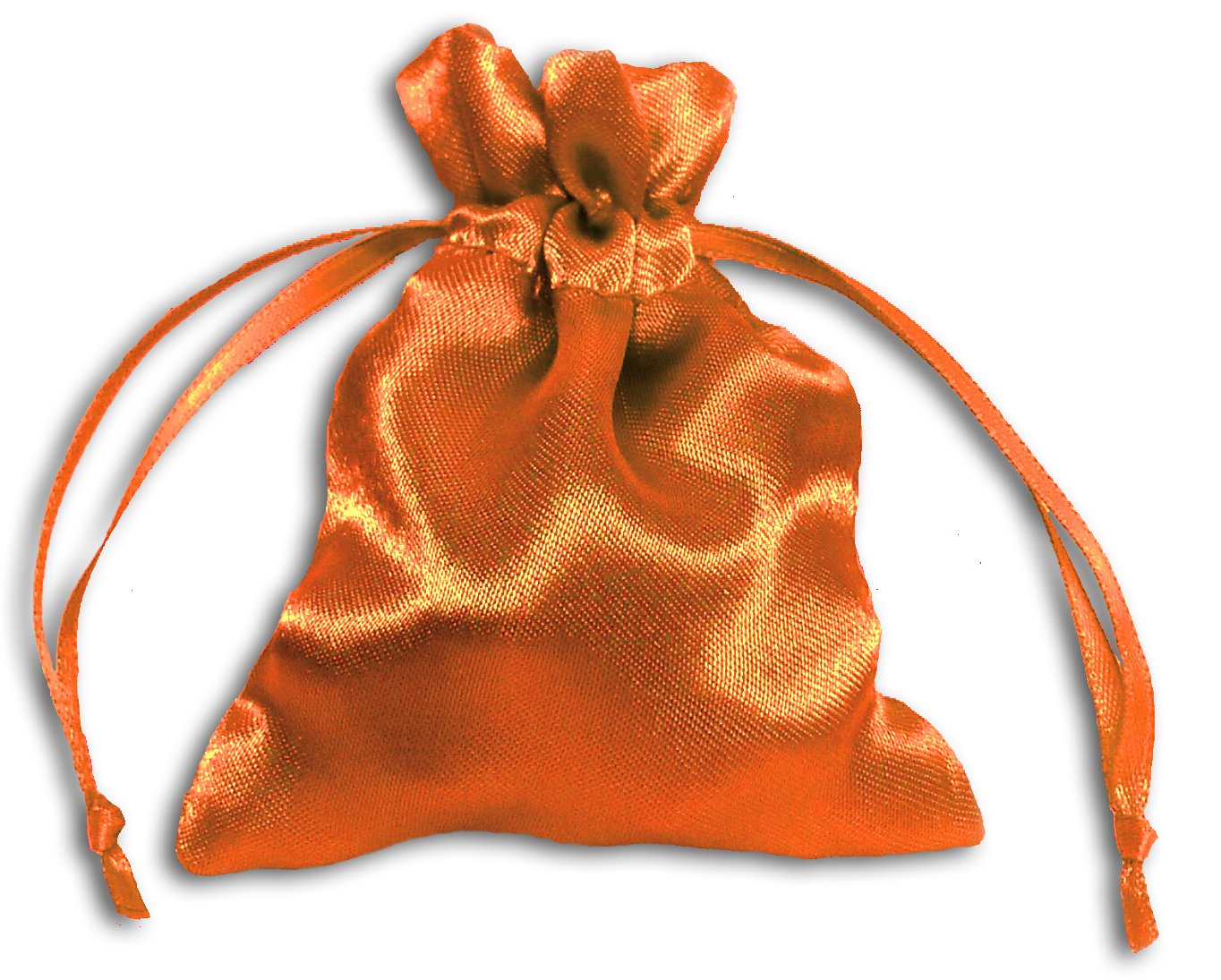 Orange Satin Pouch | Satin Bags | Wiccan Center