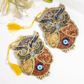 Owl Hanging, Home Protection Charm, Crystal Wall Hanging