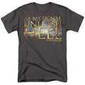 Gladiator Unleash Hell Mens T Shirt Black Officially Licensed | Mens T Shirt | Wiccan Center