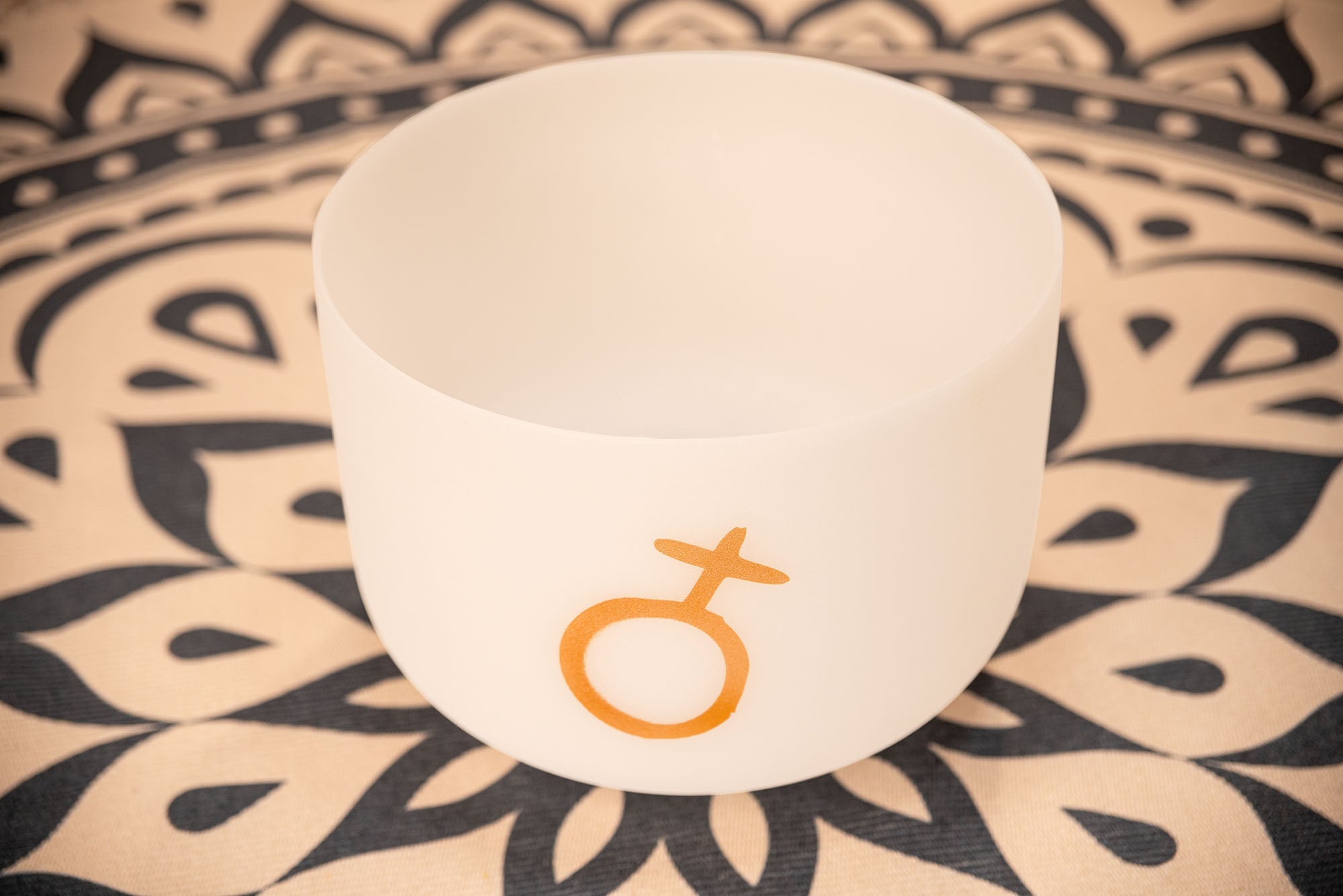 12" Planetary Tuned Crystal Singing Bowl, Earth Platonic Year 172.06 Hz | | Wiccan Center