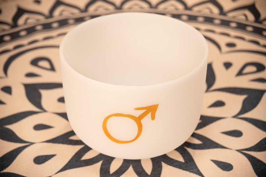 12" Planetary Tuned Crystal Singing Bowl, Mars 144.72 Hz | | Wiccan Center
