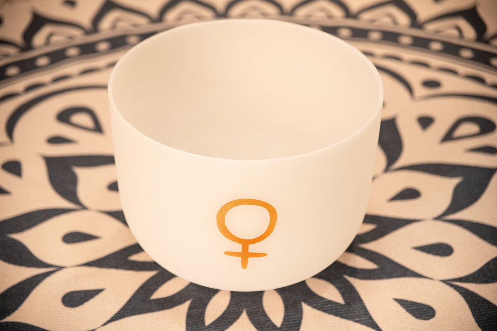 12" Planetary Tuned Crystal Singing Bowl, Venus 221.23 Hz | | Wiccan Center