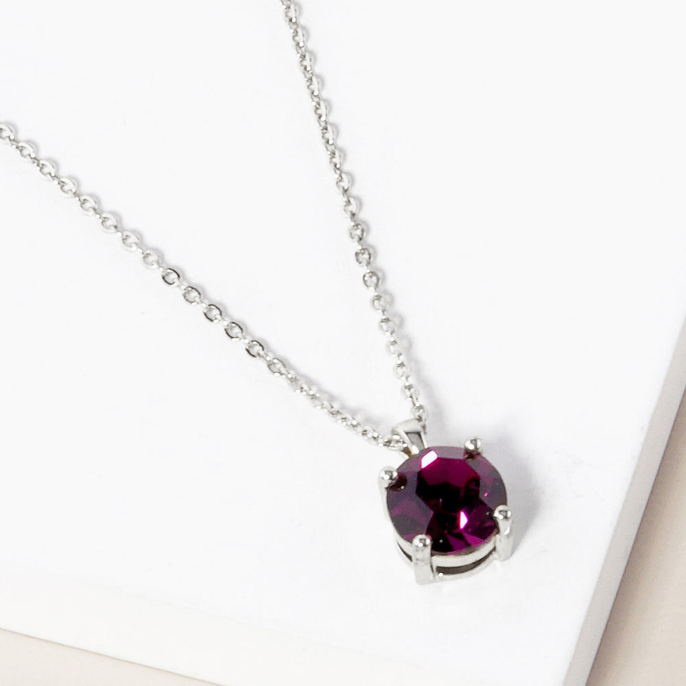 Febrary - Birthstone Pendant Necklace | Jewelry | Wiccan Center