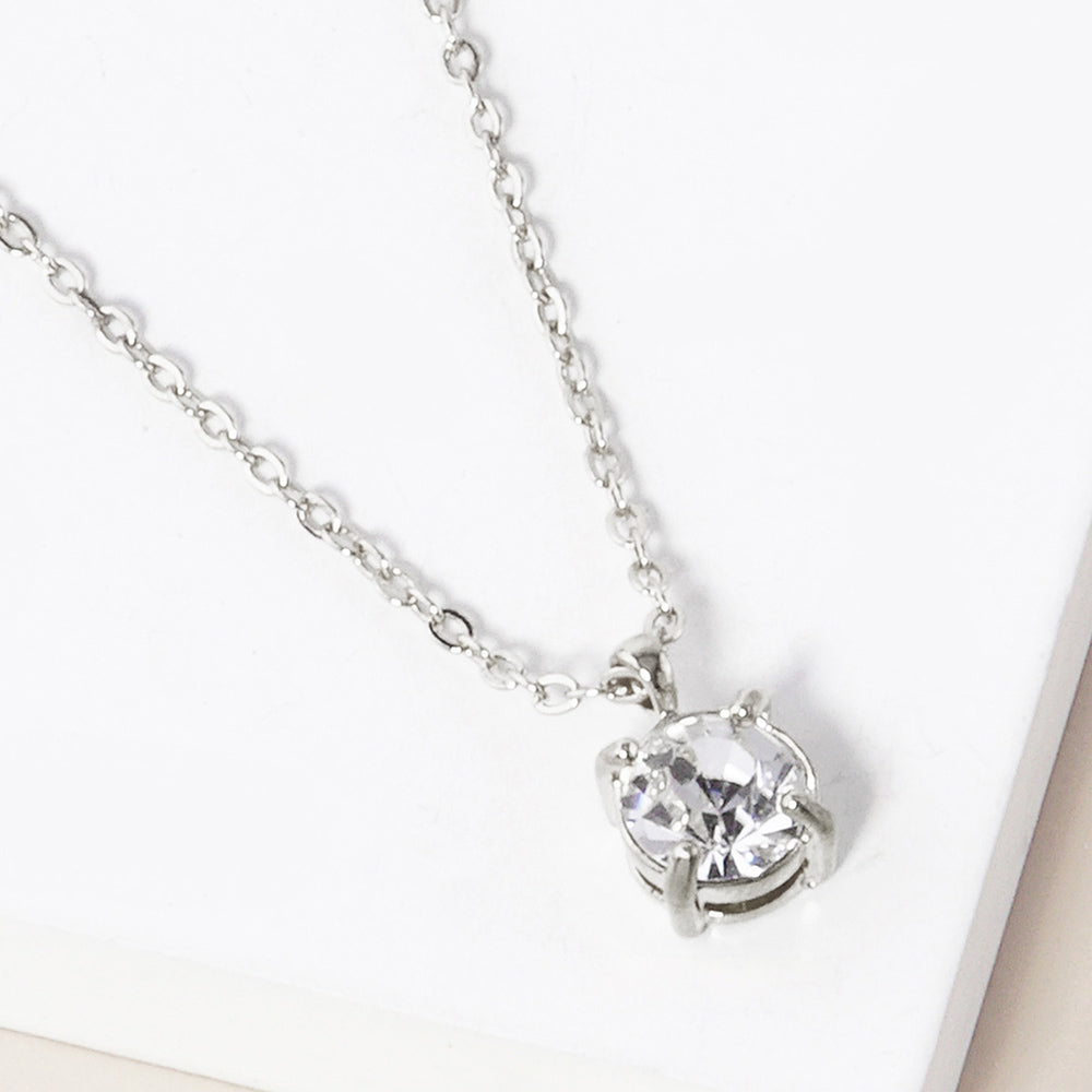 April - Birthstone Pendant Necklace | Jewelry | Wiccan Center